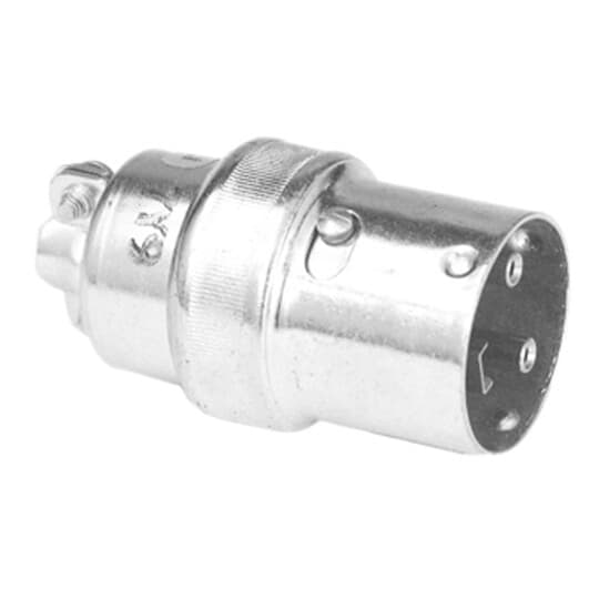 THOMAS & BETTS Thomas Betts 8013 Locking Plug 2-pole 3-wire