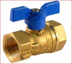 JOMAR Jomar T204 1/2 Gas Ball Valve 1/2 Inch Fnpt Brass