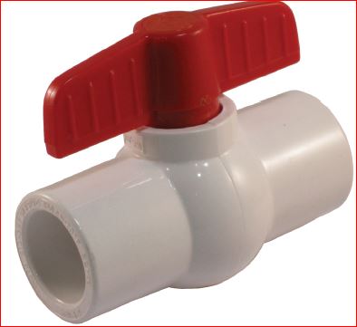 JOMAR Jomar S701 1-1/2 Upvc Ball Valve 1-1/2 in Solvent