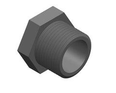 GEORG FISCHER Georg Fischer 850-020 Pvc Plug 2 in Mpt 200 Psi Sch 80