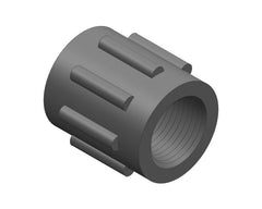 GEORG FISCHER Georg Fischer 830-020 Pvc Coupling 2 in Fpt X Fpt 200 Psi SCH80