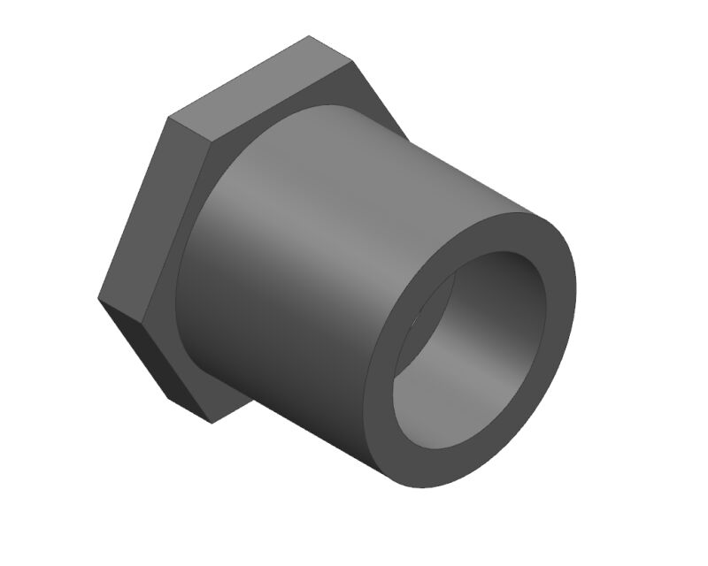 GEORG FISCHER Georg Fischer 838-249 Pvc Reducer Bushing 2x1 Inch SCH80