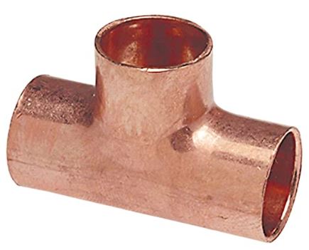 COPPER Copper 611RR 1X3/4X1 Solder Reducing Tee 1x3/4x1 Inch