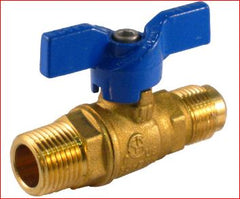JOMAR Jomar T204 Mxfl 1/2 Ball Valve 1/2 in Flare X Mnpt Brass
