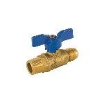 JOMAR Jomar T204 Mxfl 1/2 Ball Valve 1/2 in Flare X Mnpt Brass