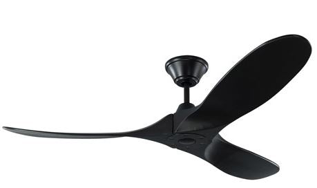 GENERATION LIGHTING Generation Lighting 3MAVR52BKBK Maverick 52 in Ceiling Fan