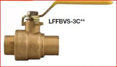 WATTS Watts LFFBVS-3C 1 2-piece Full Port Solder Brass Ball Valve