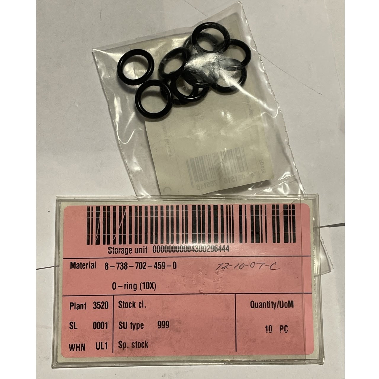 BOSCH Bosch 8738702459 O-ring Pack of 10