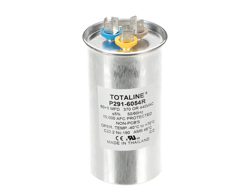 CARRIER Carrier p291-6054r Dual Run Capacitor 60+5 Mfd 440V