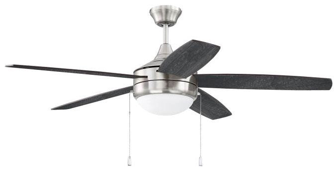 CRAFTMADE Craftmade pha52bnk5-bngw 52 in Ceiling Fan Led Brushed Nickel