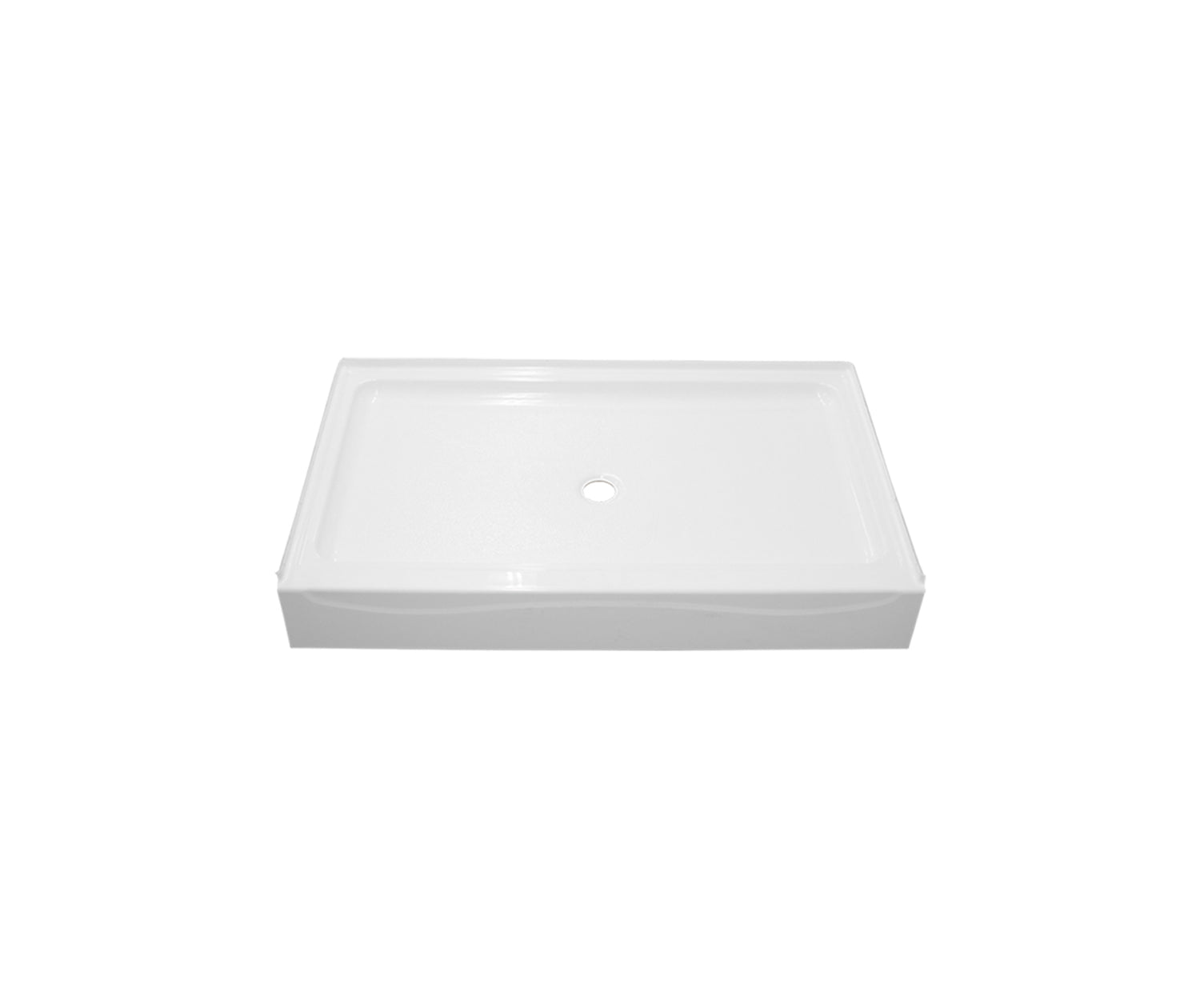 CLARION BATHWARE Clarion Bathware sp6036x-wh Alcove Shower Base 60x36