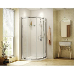 FLEURCO Fleurco str36-25-40 Apollo 36x75 in Curved Sliding Shower Door
