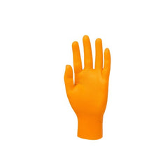 GLOVES Gloves stno8040 Nitrile Glove 8 Mil Orange Large