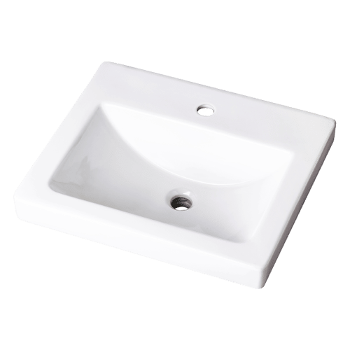 GERBER Gerber 12-892 Drop-in Rectangular Basin 22x17.75 in White