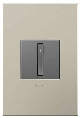 LEGRAND Legrand aswr1532m4 Whisper Switch 15A Magnesium Adorne