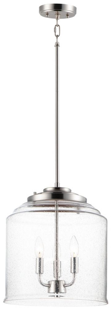 MAXIM Maxim 12273cdsn Satin Nickel Acadia 3-light Pendant