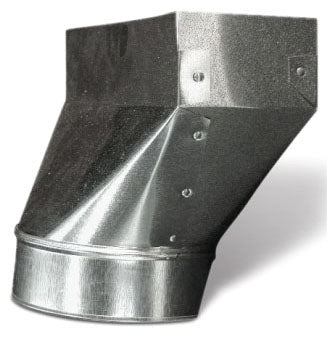 LUKJAN Lukjan rb206107 Sheet Metal Duct Boot 10x6x7 in 30 Ga