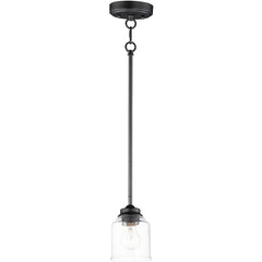 MAXIM Maxim 91260cdbk Acadia Single Pendant Black Ceiling Light