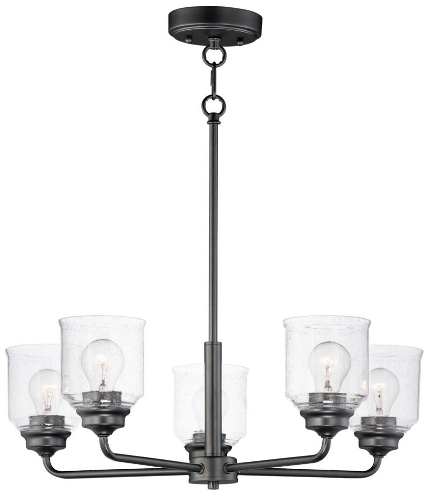 MAXIM Maxim 12266cdbk Black Acadia 5-light Chandelier