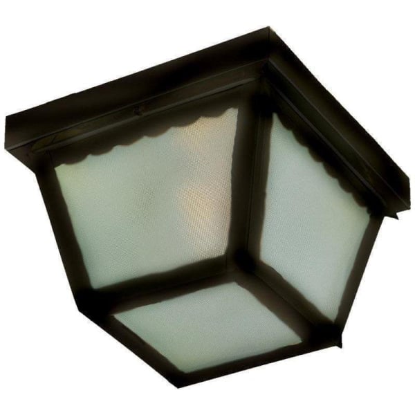 MAXIM Maxim 6204ftbk Outdoor Flush Mount 2-light 120W Black