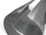 LUKJAN Lukjan rp050630060 Round Duct Pipe 6 in 60 in 30 Gauge