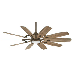 MINKA Minka f864l-hbz Led Smart Ceiling Fan 65 in 10 Blade