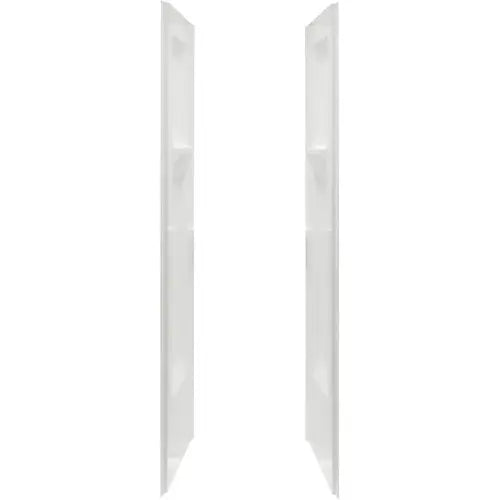 MUSTEE Mustee 700.2sw 2-piece Shower Side Wall Set 48x34 White