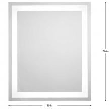 PROGRESS LIGHTING Progress Lighting p300455-030-30 Led Mirror 30x36