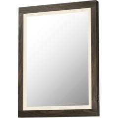 MAXIM Maxim e42052-wn Led Vanity Mirror 32x24 Walnut