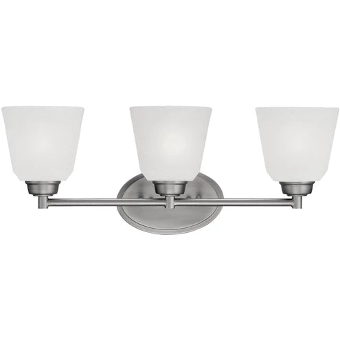 MILLENNI Millenni 3223-bpw 3-light Vanity Light 23in Brushed Pewter