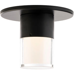 WAC Wac fm-240203-cs-bk Led Flush Mount 9W 5in Black 5-CCT