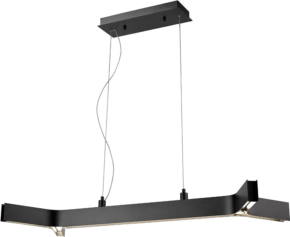 Z-LITE Z-lite 8002-42mb-led Arcano Led Island Light 44 in Matte Black