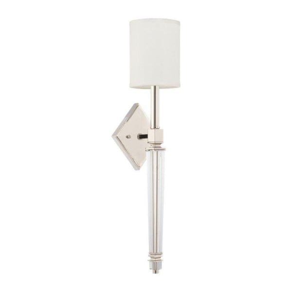 CAPITAL Capital 628412pn-684 Wall Sconce 1-light 60W Nickel