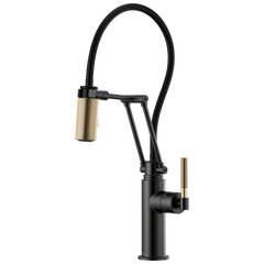 BRIZO Brizo 63243lf-blgl Articulating Kitchen Faucet
