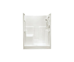CLARION BATHWARE Clarion Bathware mp8848r/s 60x48 Alcove Shower White