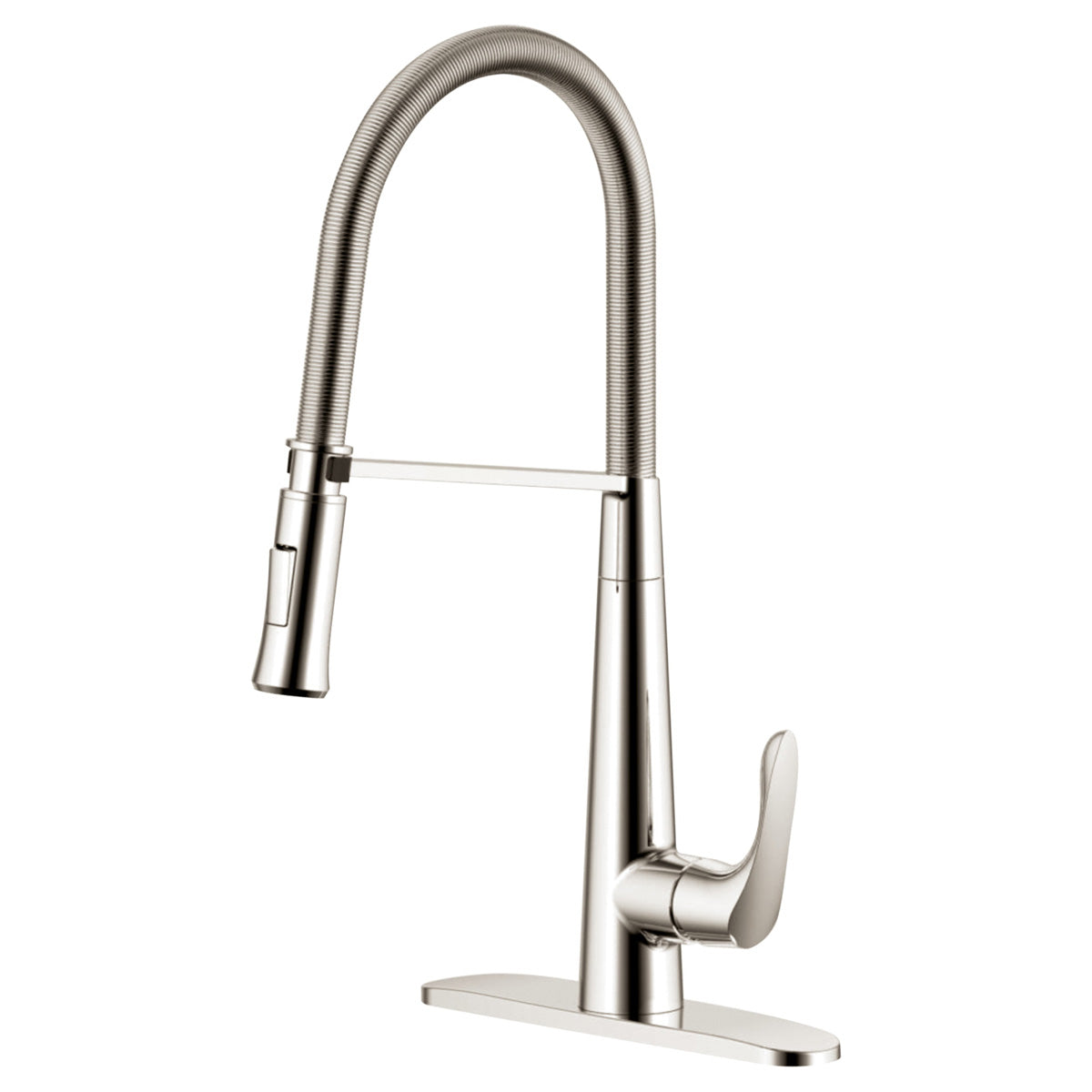 COMPASS Compass 192-6472 Coil Pull-down Kitchen Faucet Brushed Nickel