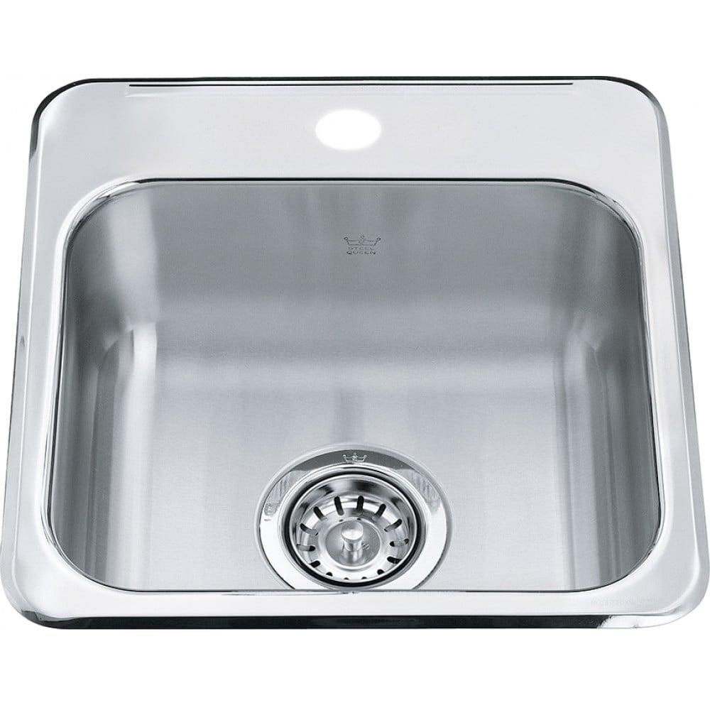 FRANKE Franke qsl1515-6-1n Drop-in Stainless Steel Sink 1 Hole