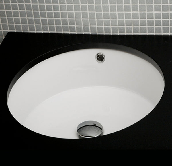 LACAVA Lacava 5057s-001 Porcelain Bathroom Sink 16 in White