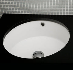 LACAVA Lacava 5057s-001 Porcelain Bathroom Sink 16 in White