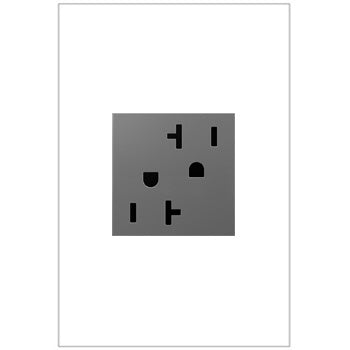 LEGRAND Legrand artr202m4 20A Tamper-resistant Duplex Outlet Magnesium