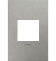 LEGRAND Legrand awc1g2bs4 1-gang Screwless Wall Plate Brushed Stainless