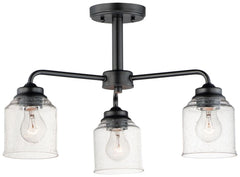 MAXIM Maxim 12260cdbk Acadia 3-light Semi-flush Chandelier