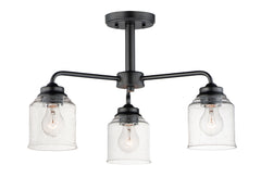 MAXIM Maxim 12260cdbk Acadia 3-light Semi-flush Chandelier