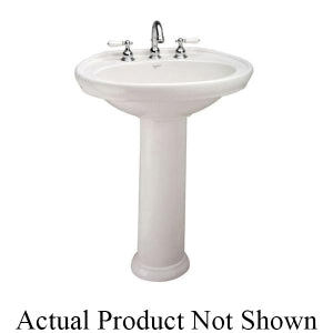 MANSFIELD Mansfield 338810000 Pedestal Lavatory Wall Mount Oval White