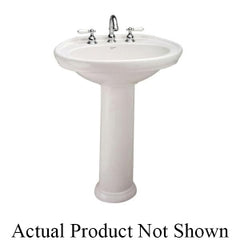 MANSFIELD Mansfield 338810000 Pedestal Lavatory Wall Mount Oval White