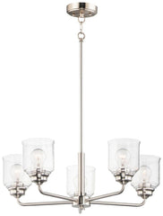 MAXIM Maxim 12266cdsn Satin Nickel Acadia 5-light Chandelier