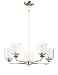 MAXIM Maxim 12266cdsn Satin Nickel Acadia 5-light Chandelier