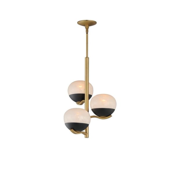 MAXIM Maxim 24643mrbknab 3-light Candelabra Foyer Pendant