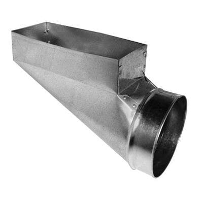 LUKJAN Lukjan rb104105 Duct Boot End 4x10x6 in 30 Gauge Galvanized