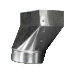 LUKJAN Lukjan rb204105 Straight Duct Boot 4x10x8 Galvanized 30 Gauge
